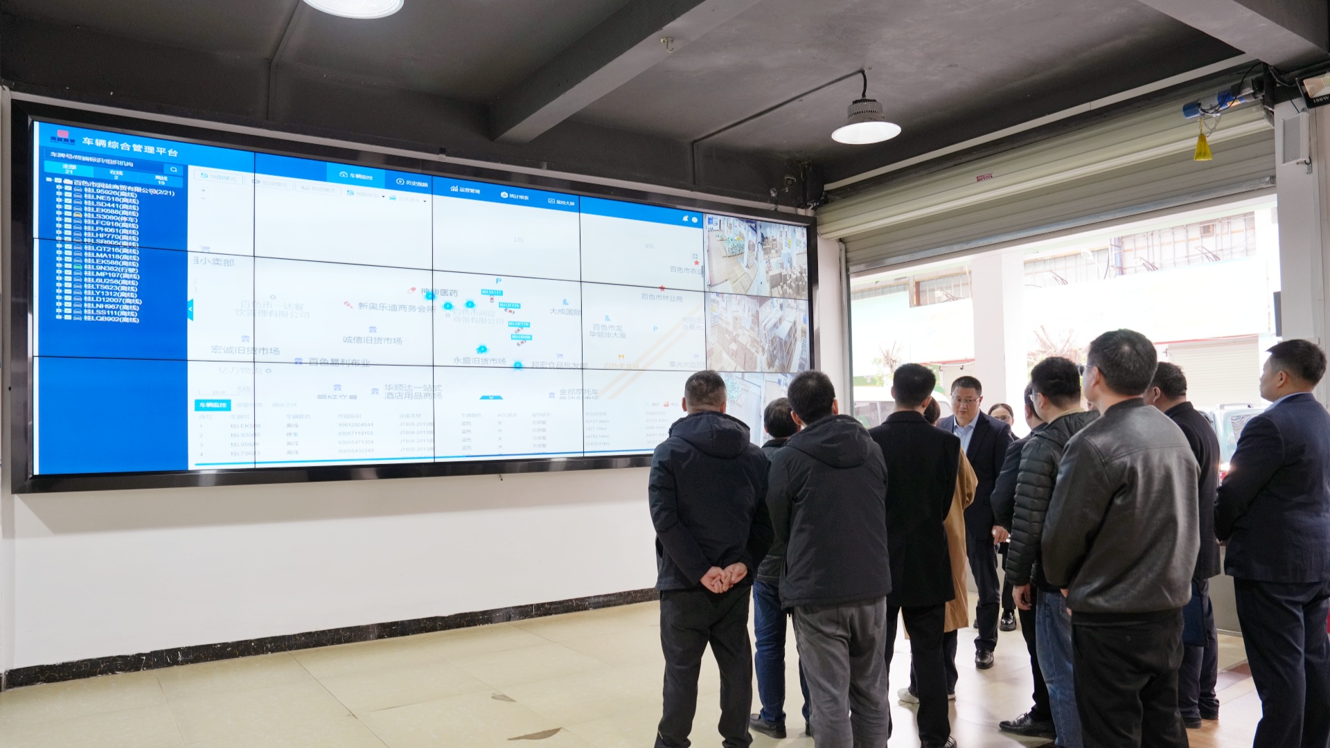 考察組參觀潤益商貿公司2_副本